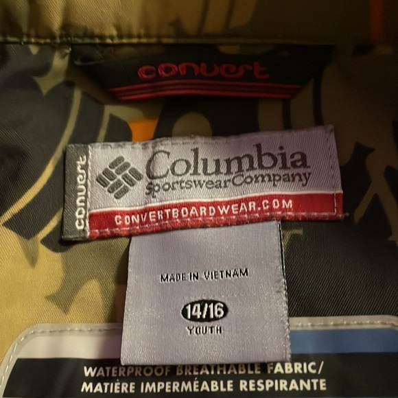 COLUMBIA Convert Ski Snowboarding Pants Size 14/16 - Picture 11 of 13